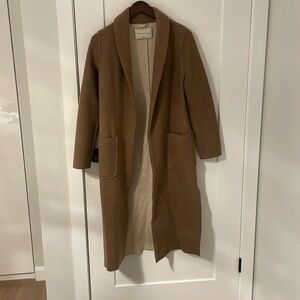 Luxe lounge coat from aritzia